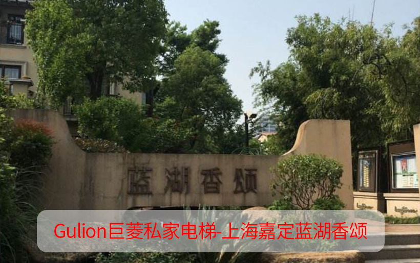 樓道間小井道別墅電梯客戶設(shè)計(jì)案例-上海嘉定藍(lán)湖香頌