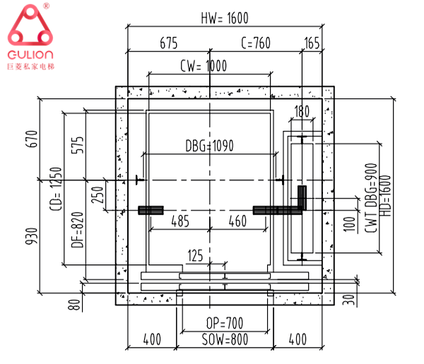 無(wú)機(jī)房別墅家用電梯 無(wú)機(jī)房別墅家用電梯