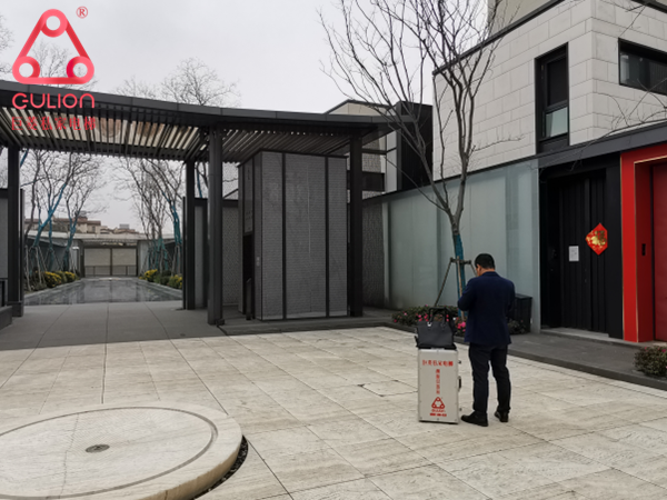 預留空間1600*1350mm五層聯(lián)排別墅電梯定制及價格-Gulion巨菱