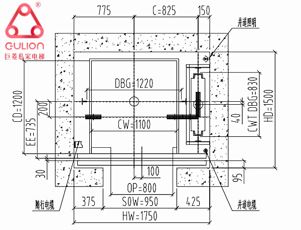 浙江別墅電梯設(shè)計(jì)