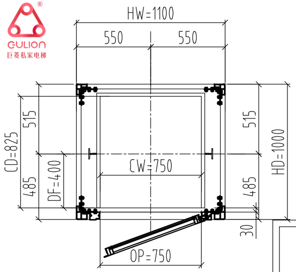 小型手拉門別墅電梯案例 小型手拉門別墅電梯案例